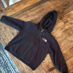 The North Face Black Fleece with Zipper & Hood